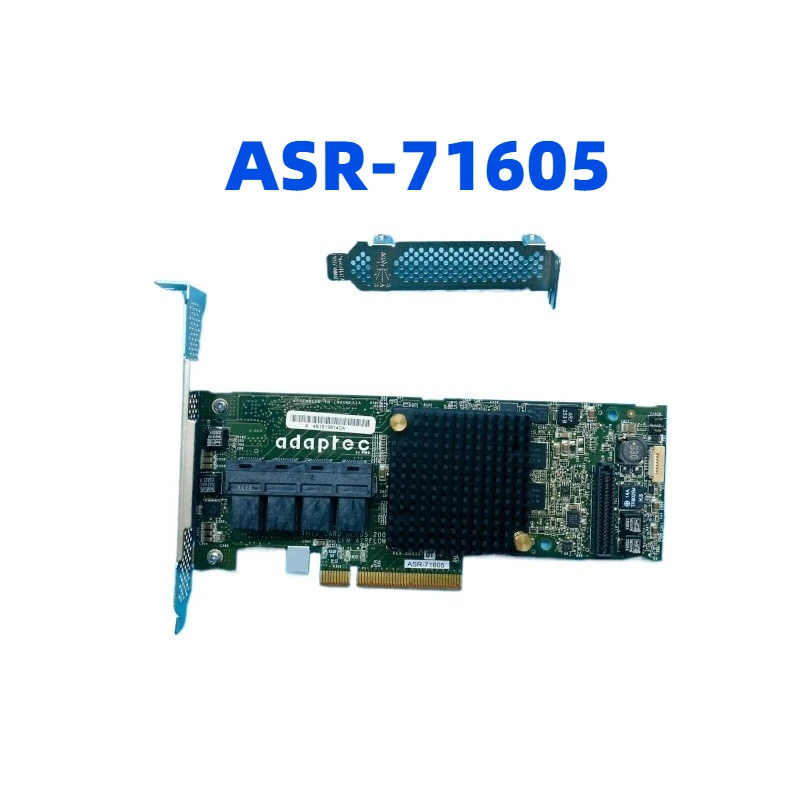 

Adaptec ASR-71605 16 Ports 2274400-R Raid Card AFM-700 1GB Cache & BBU Battery