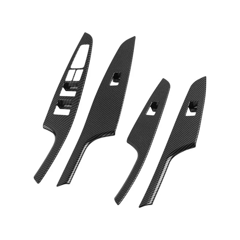 

Car Interior Accessories ABS Trim Kit Inner Door Armrest Window Lift Switch Panel Cover For Tucson 2015-2019-M53K