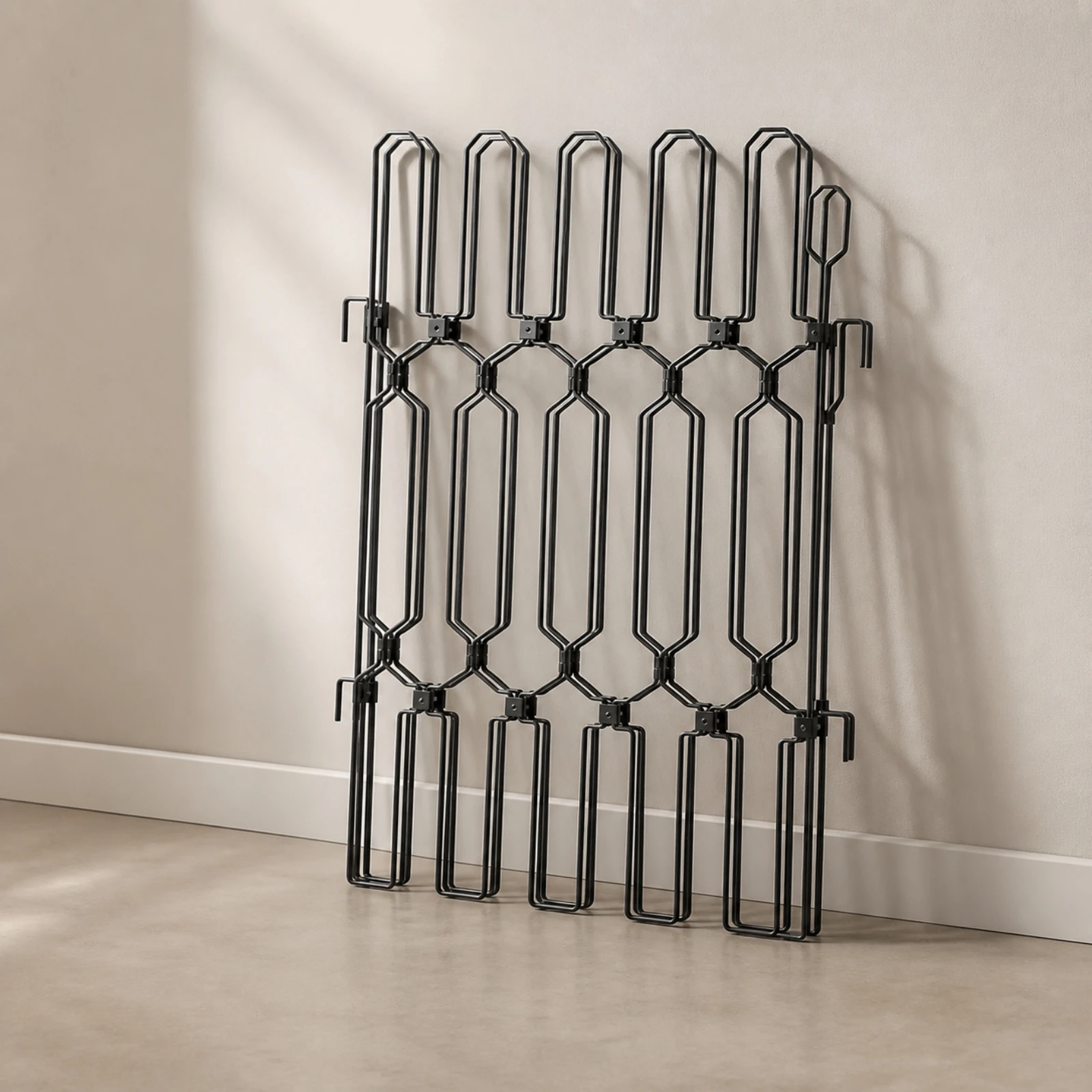 Foldable Pet Gate Collapsible Metal Pet Gate Barrier Heavy Duty Secure for Dogs, Doorways, Stairs
