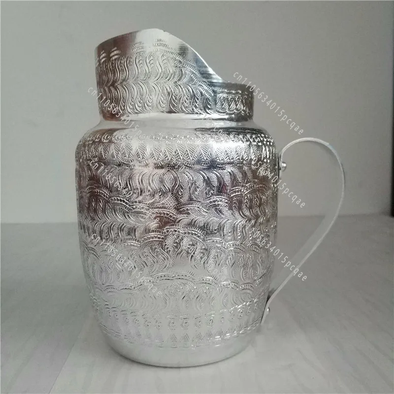 Thai Tin Tableware Thai Imported Restaurant Chilled Beverage Juice Beer Pot Commercial Tie Pot Cool Kettle