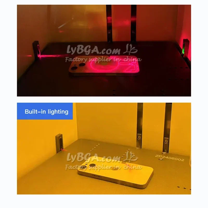LY TBK 958ZP الأشعة فوق البنفسجية الضوء البارد آلة التعليم بالليزر 5 واط التلقائي شاشة الهاتف المحمول فاصل إصلاح جهاز 220 فولت 110 فولت