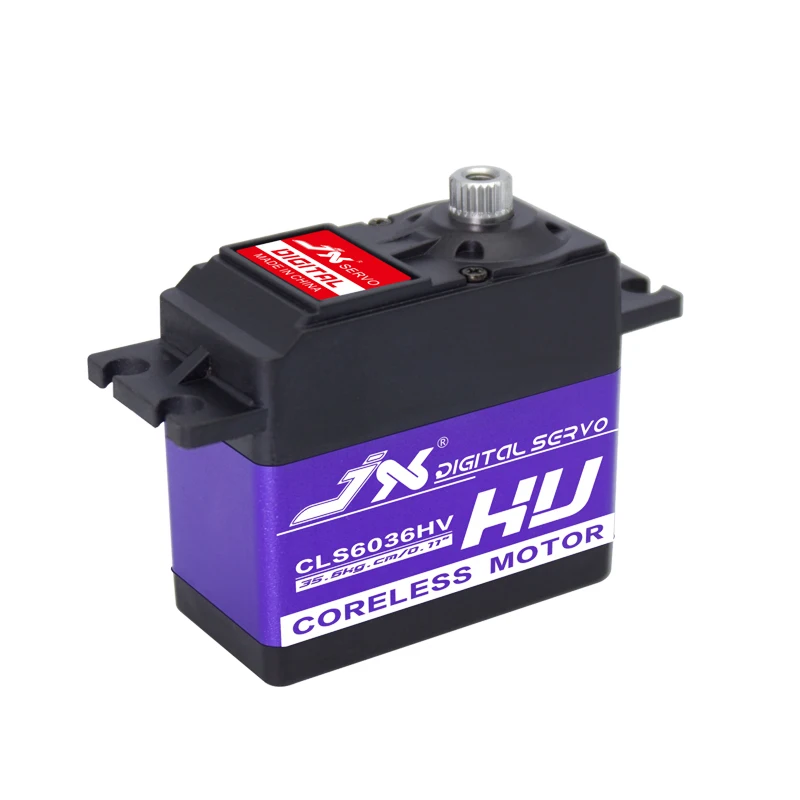 JX RC Servo CLS6027HV CLS6036HV 36KG Hight Torque Metal Gear Aluminium Shell CNC Coreless Servo For RC Helicopter Airplane Parts