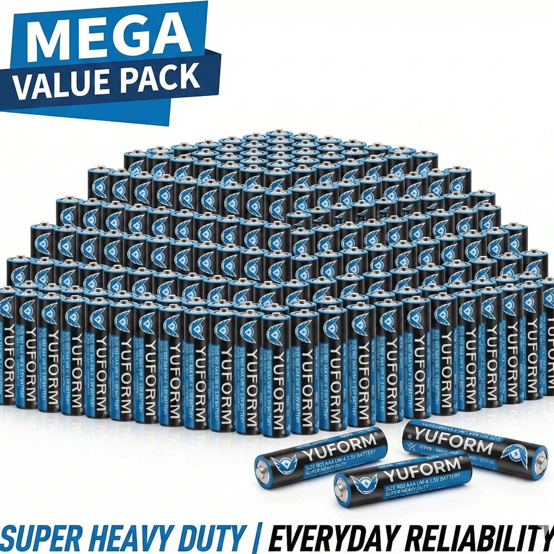 

AAA 1.5V Alkaline Battery for Remote Control Toy LED Light Wireless Mouse, Long-lasting LR03 Dry Cell Disposable Battery 10-50PC