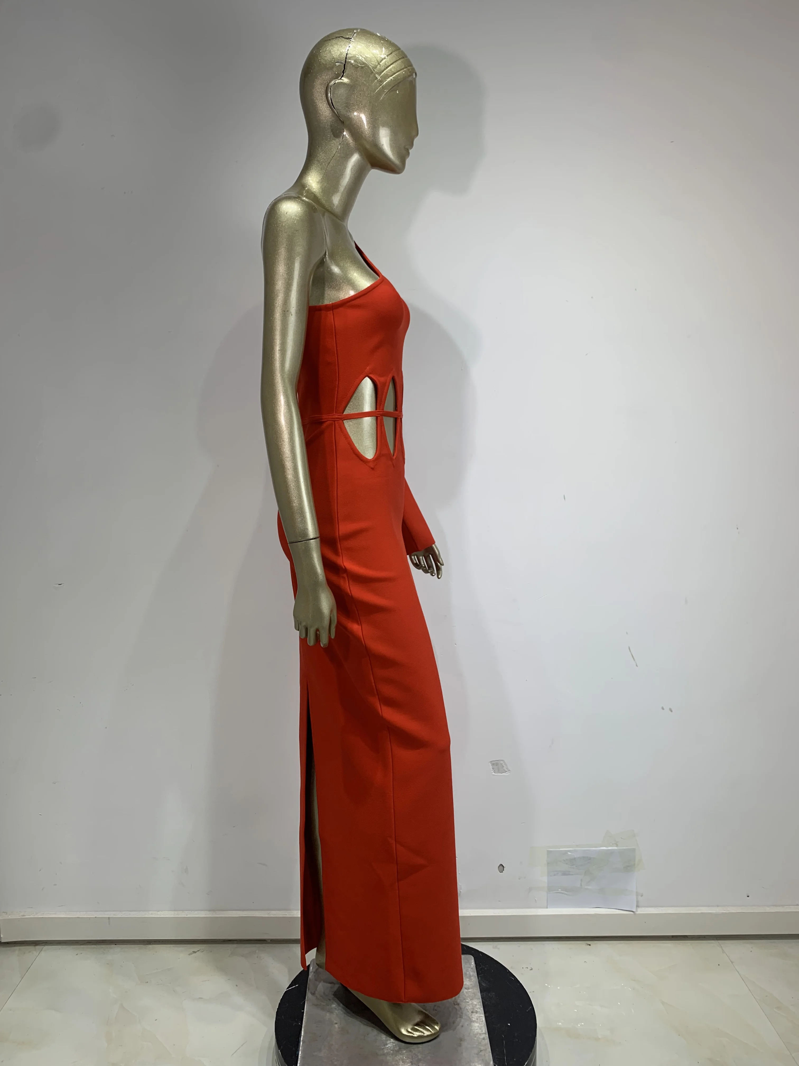 여성 섹시 컷아웃 원숄더 슬리브 밴디지 바디콘 드레스 셀럽 우아한 이브닝 파티 나이트클럽 생일 드레스