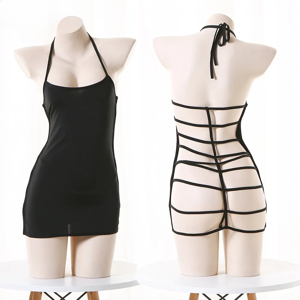 

Naughty Lingerie Solid Ribbed Y2K Bodysuit Sleeveless U-neck Bodycon Women Bodice Harajuku Basic Summer Tops Sexy Party Clubwear