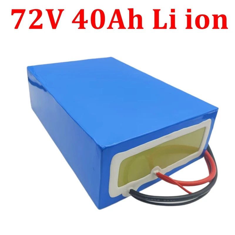 72v 40Ah li-ion battery bluetooth BMS APP lithium ion for 5000w electric snowmobile Mountain bike tractor Motorcycle scooter