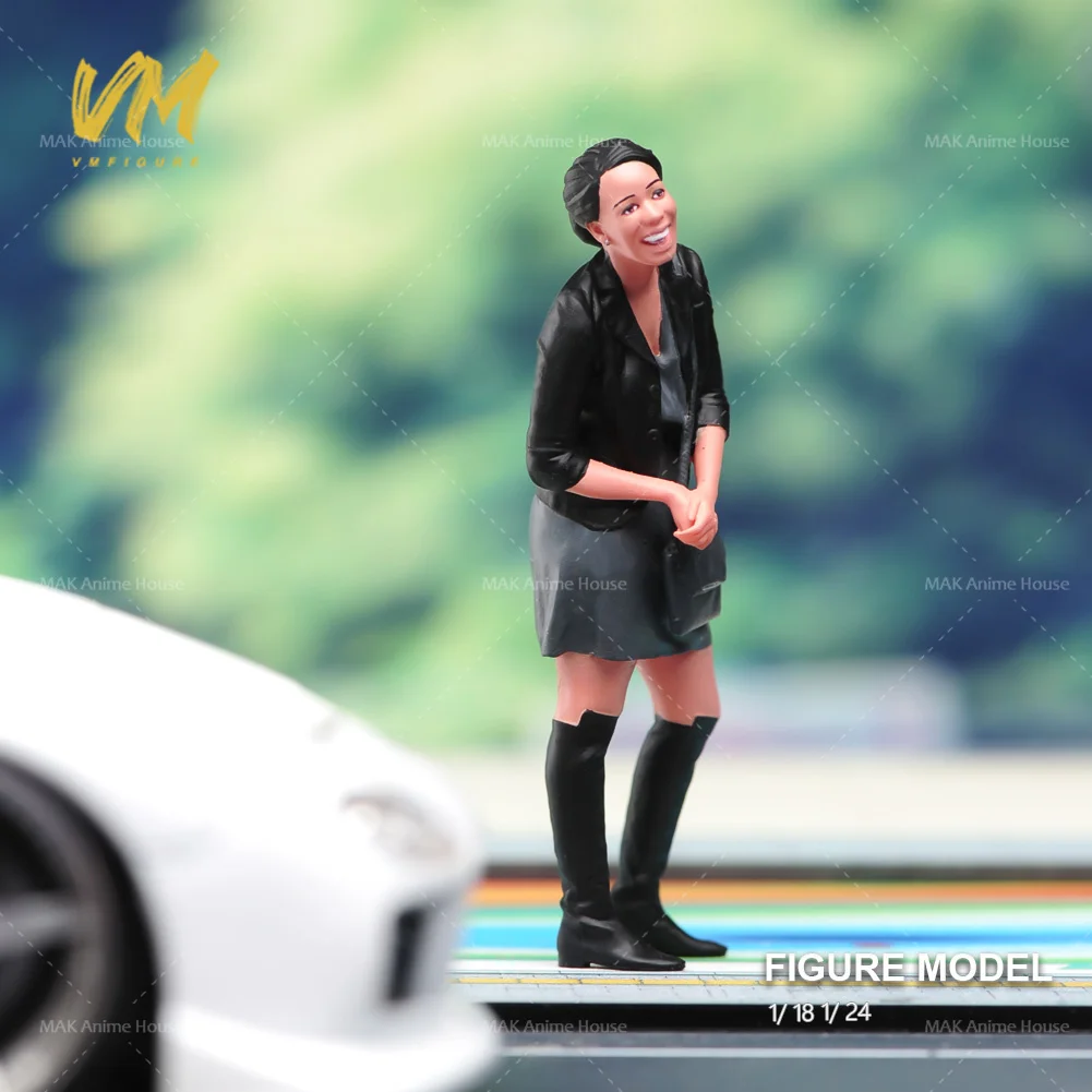 Miniaturen Figuren 1/87 1/64 1/43 1/24 1/18Afrikaanse Modieuze Mannen Vrouwen Koffie Drinken Model Creatieve Fotografie Scène Speelgoed