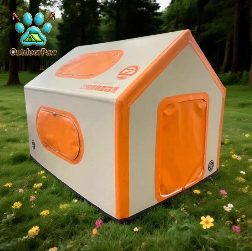 Fully automatic no-build outdoor camping brushed inflatable tent thickened windproof and rainproof overnight portable camping