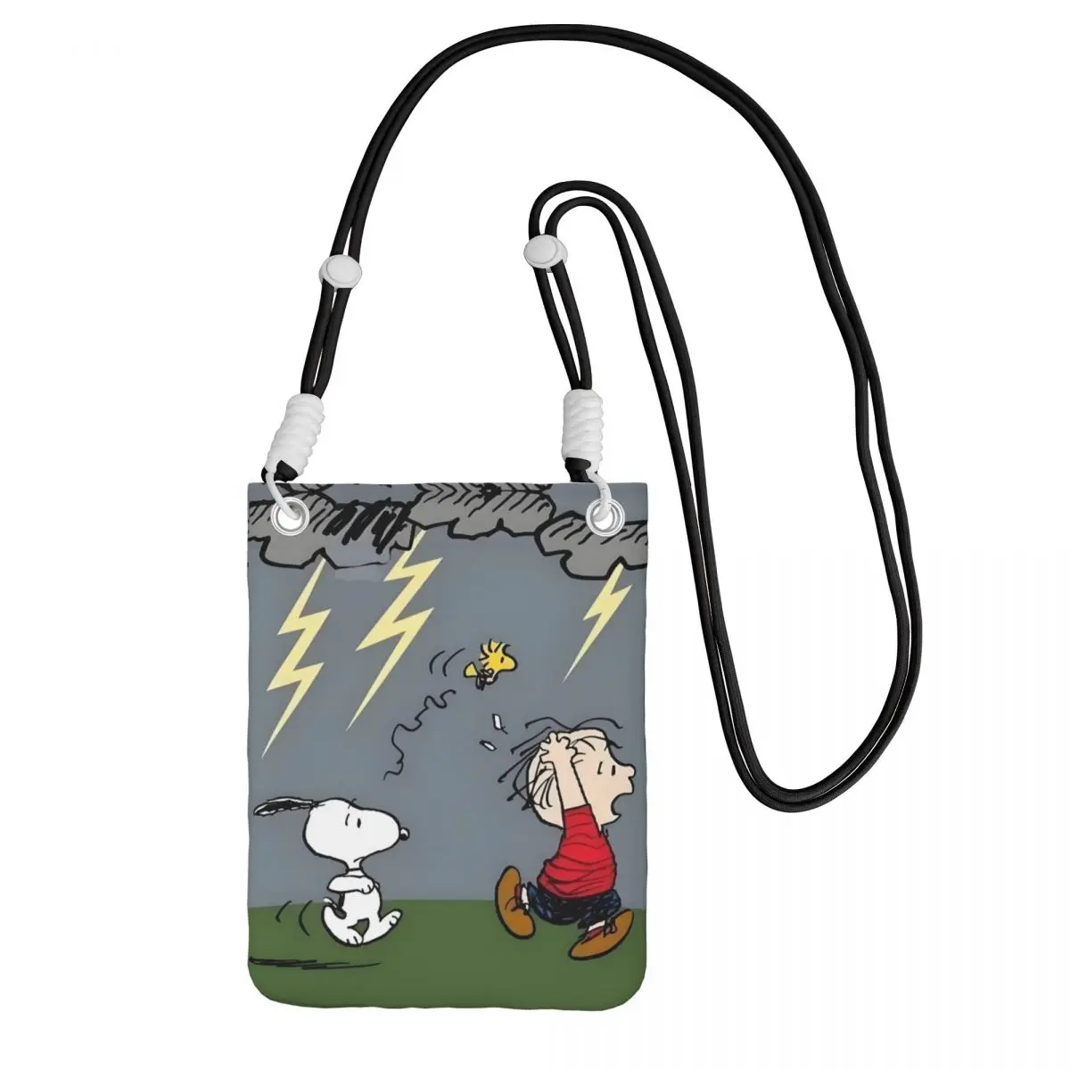 

Крутая сумка для мобильного телефона S-Snoopys на заказ для мужчин и женщин, милая мультяшная сумка через плечо для покупок, регулируемая длина