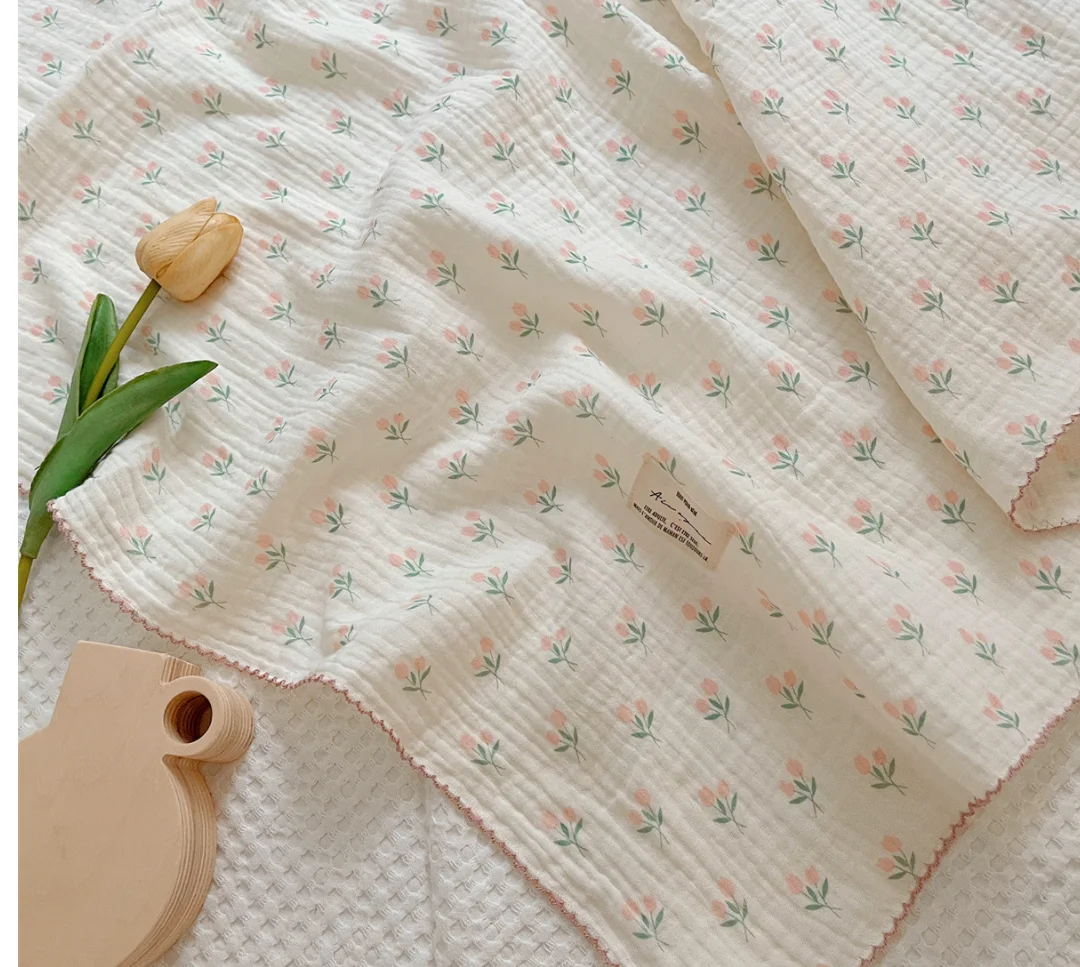 Muslin Baby Blanket Newborn Nursery Muslin Swaddle Blanket For Boys Girls Cotton Gauze Soft Baby Wrap Receiving Blankets Items