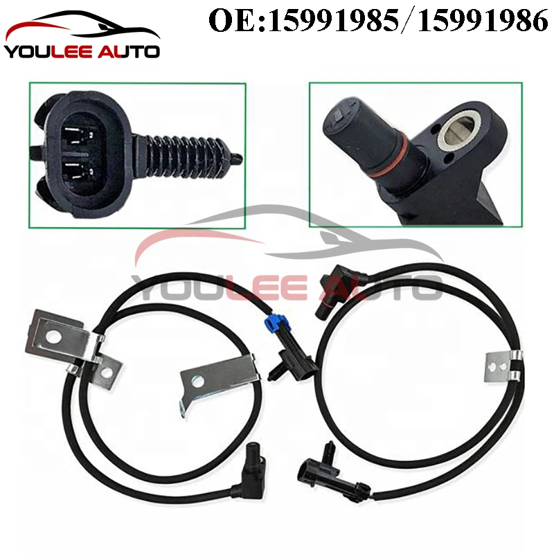 New 15991985 15991986 Front Left Right ABS Wheel Speed Sensor For Cadillac Escalade Chevrolet Silverado GMC Sierra Car Parts