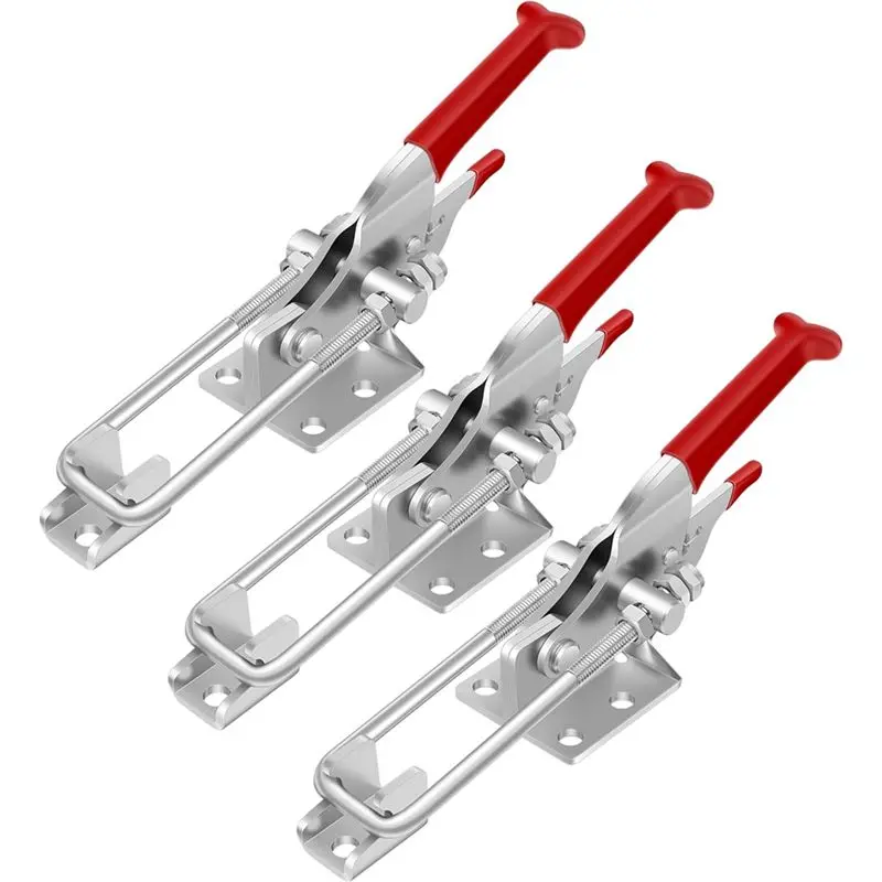 

Зажимы-фиксаторы ABNL Heavy Duty, 3 шт., регулируемые замки-защелки, грузоподъемность 2000 фунтов, для промышленного оборудования