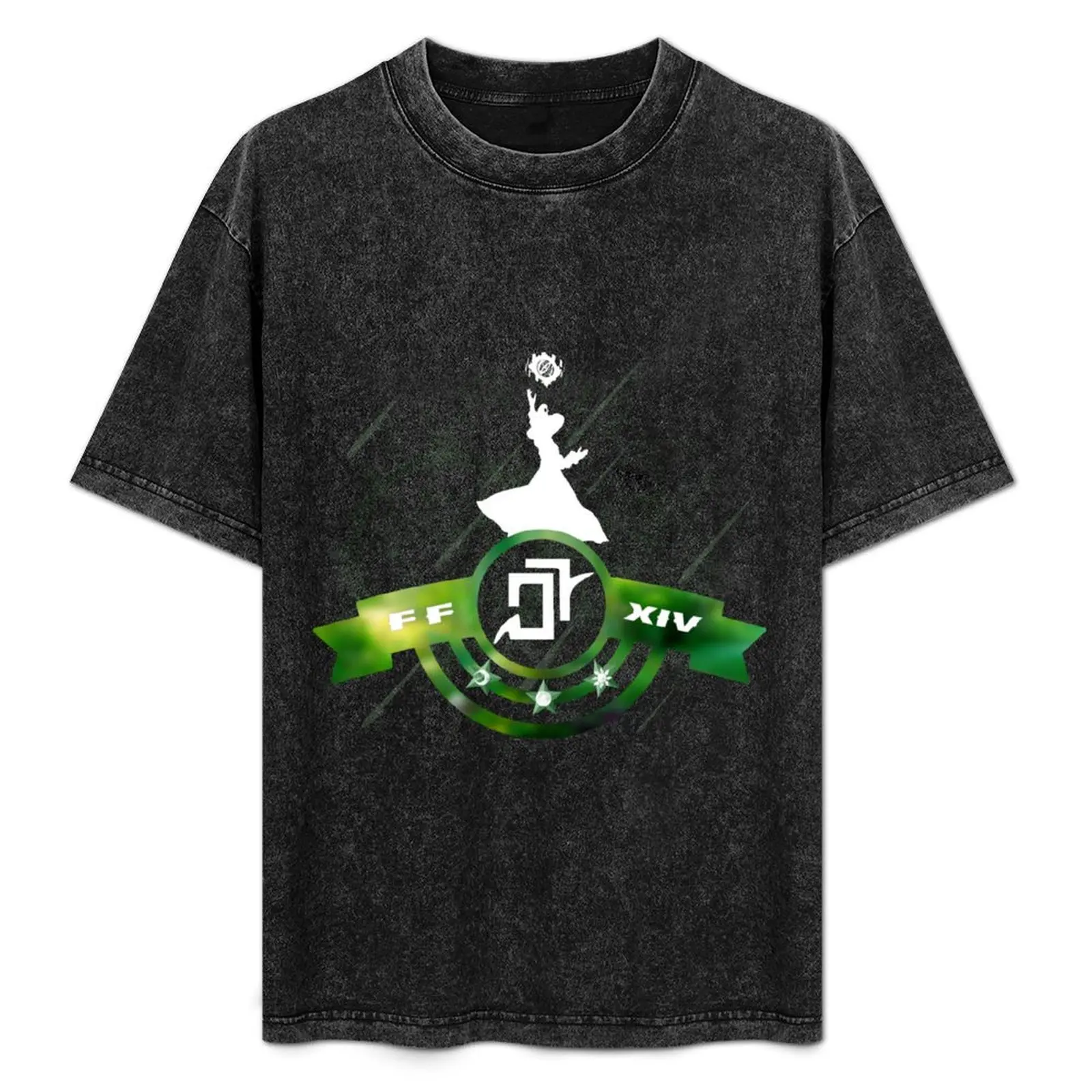 

FFXIV Astrologian - Macrocosmos (Green & White) T-Shirt Anti-Perspiration Workout Top
