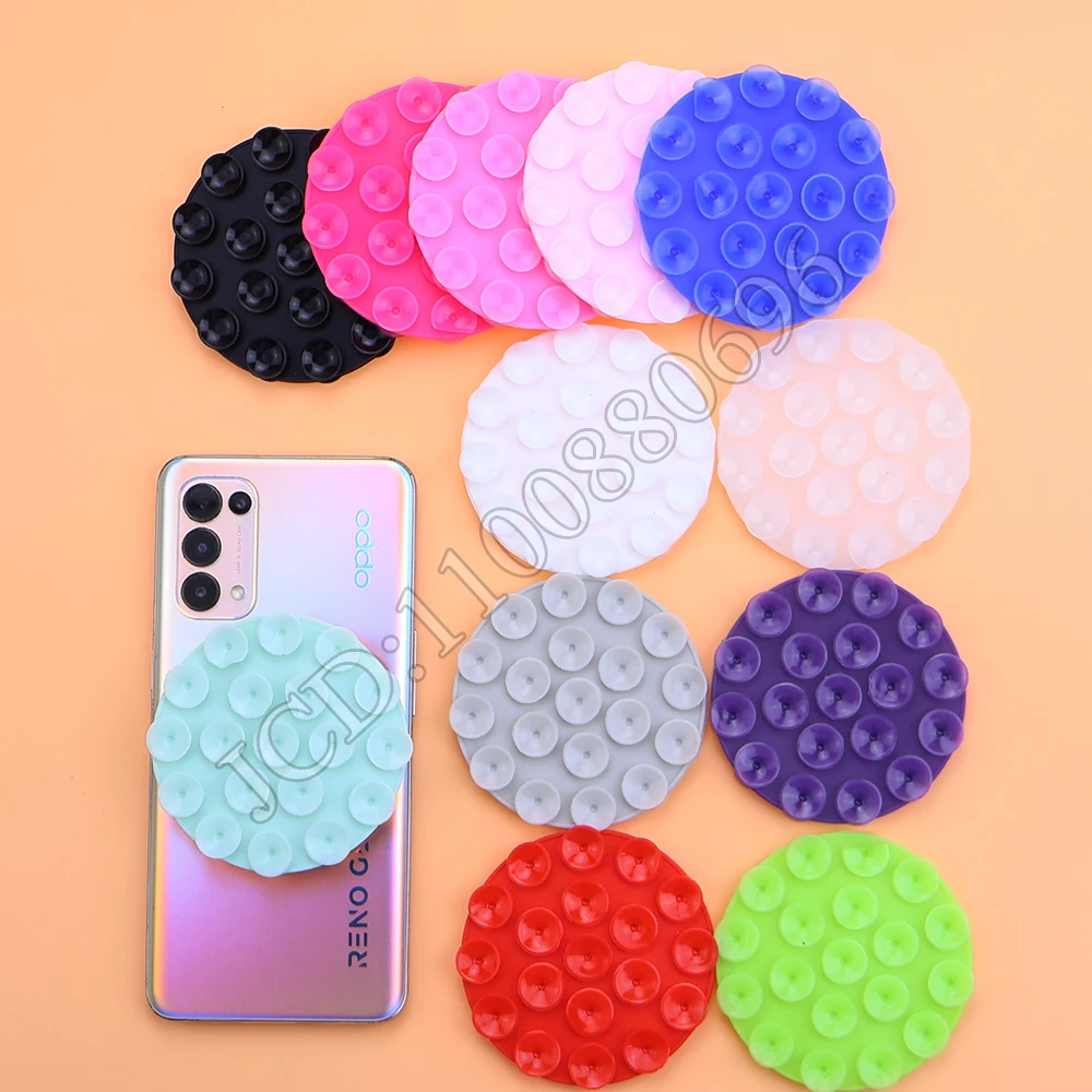 2 أو مزدوج الوجهين كوب شفط دائري دعم سيليكون قوي شفط الهاتف تحديد وسادة شفط قوس كأس الشفط