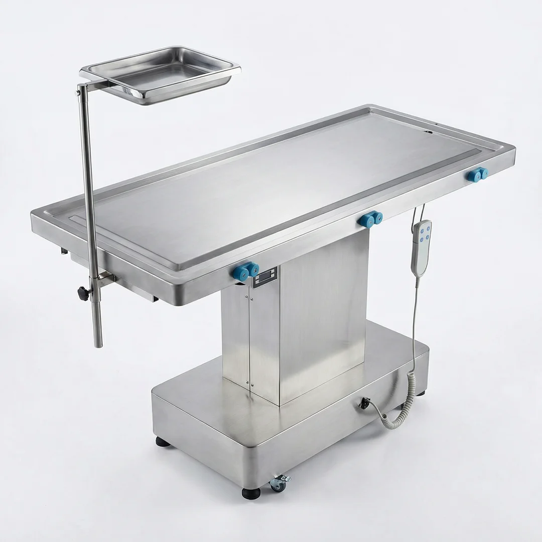 Surgery Professional Efficient Easy Clean Table Scale Pet Clinic Versatile Electric Veterinary Examination Stainless Steel