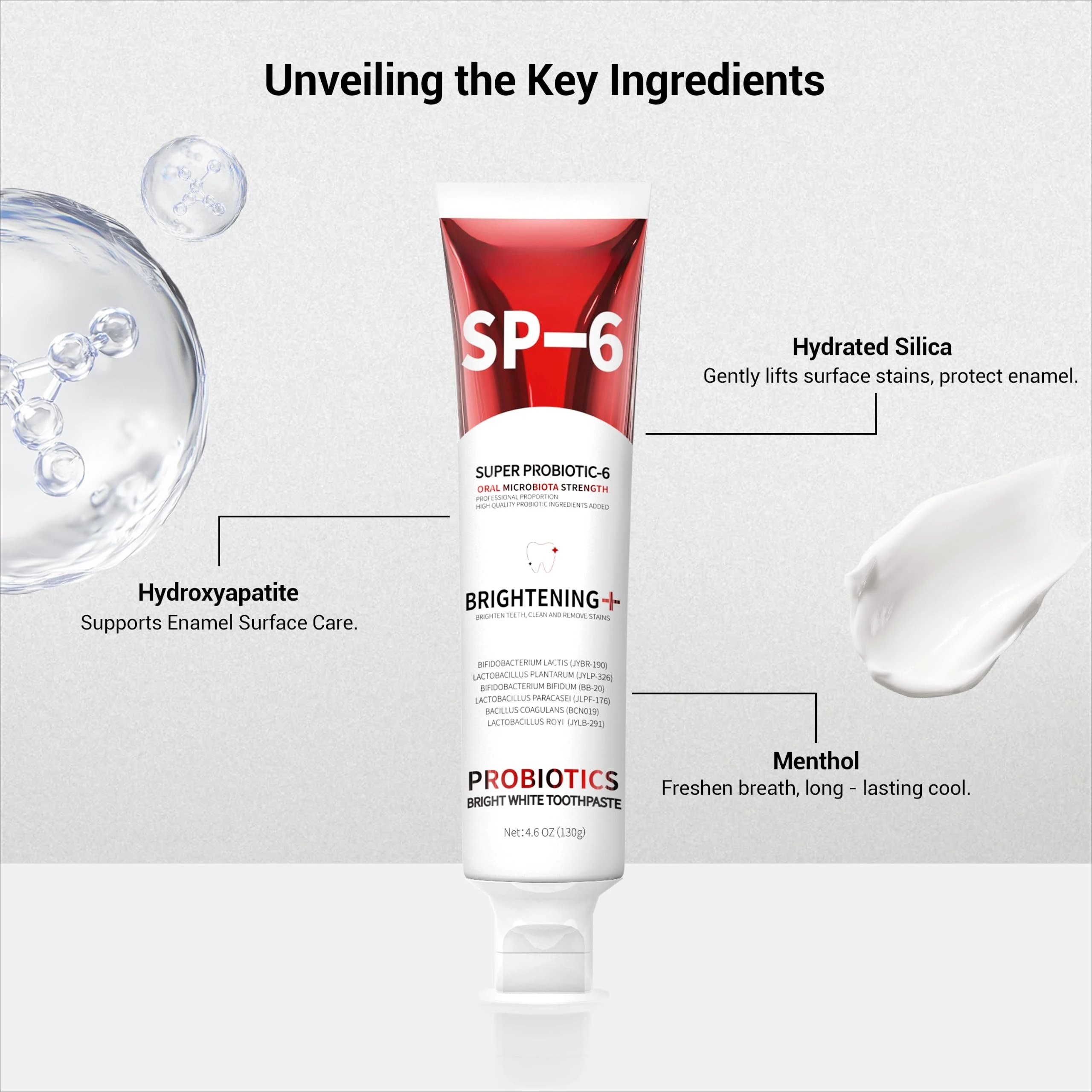 SP-6 Probiotic Whitening Tooth - Teeth Whitening Toothpaste review and price