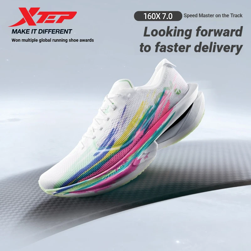 

Xtep 160X 7.0 Running Shoes 2025 Marathon Carbon Universal Shock Sneakers Combat PB Carbon Plate Sport Shoes 974219110039