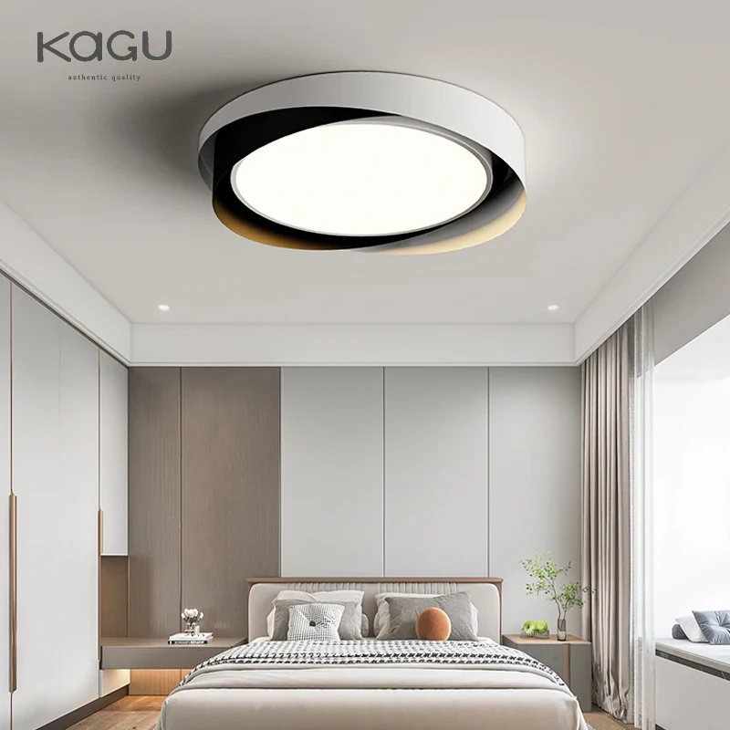 

Dimmable Eye Protection LED Chandelier Modern Living Room Bedroom Study Ceiling Light Restaurant Circular LED Light