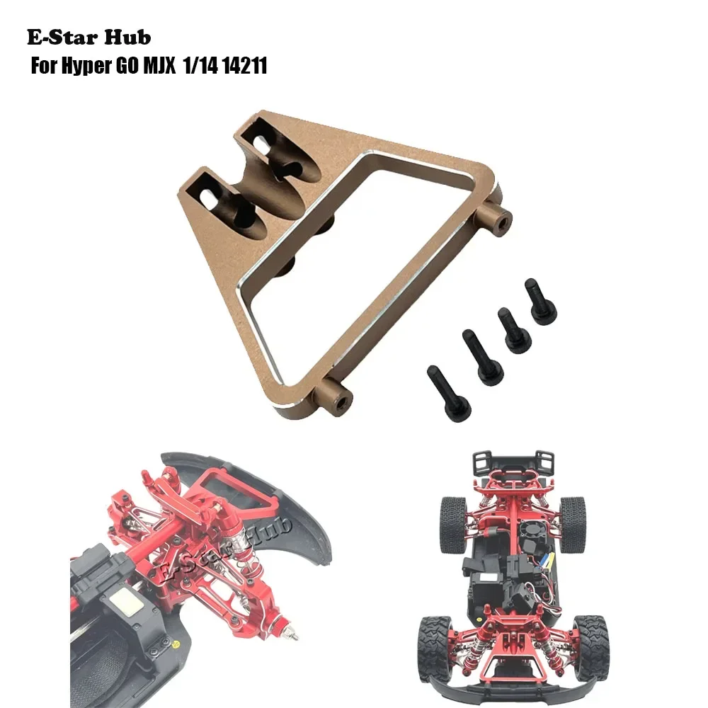 Front Collision Avoidance Component Fixing Parts for Hyper GO MJX 1/14 14211 Metal Upgrade Parts Rc Car Truck Buggy