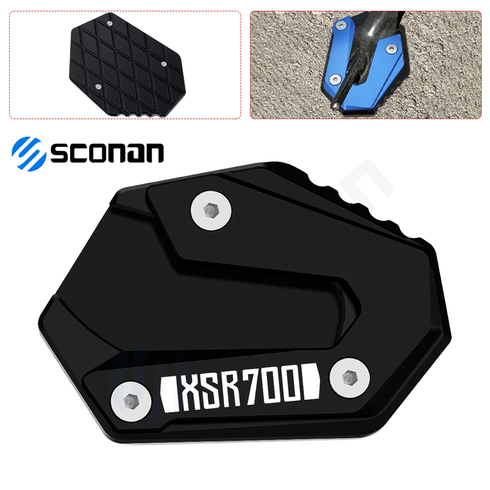 

For YAMAHA XSR700 XSR 700 xsr700 2016 2017 2018 2019 2020 2021 2022 2023 Motorcycle Side Stand Extension Enlarger Pad Kickstand