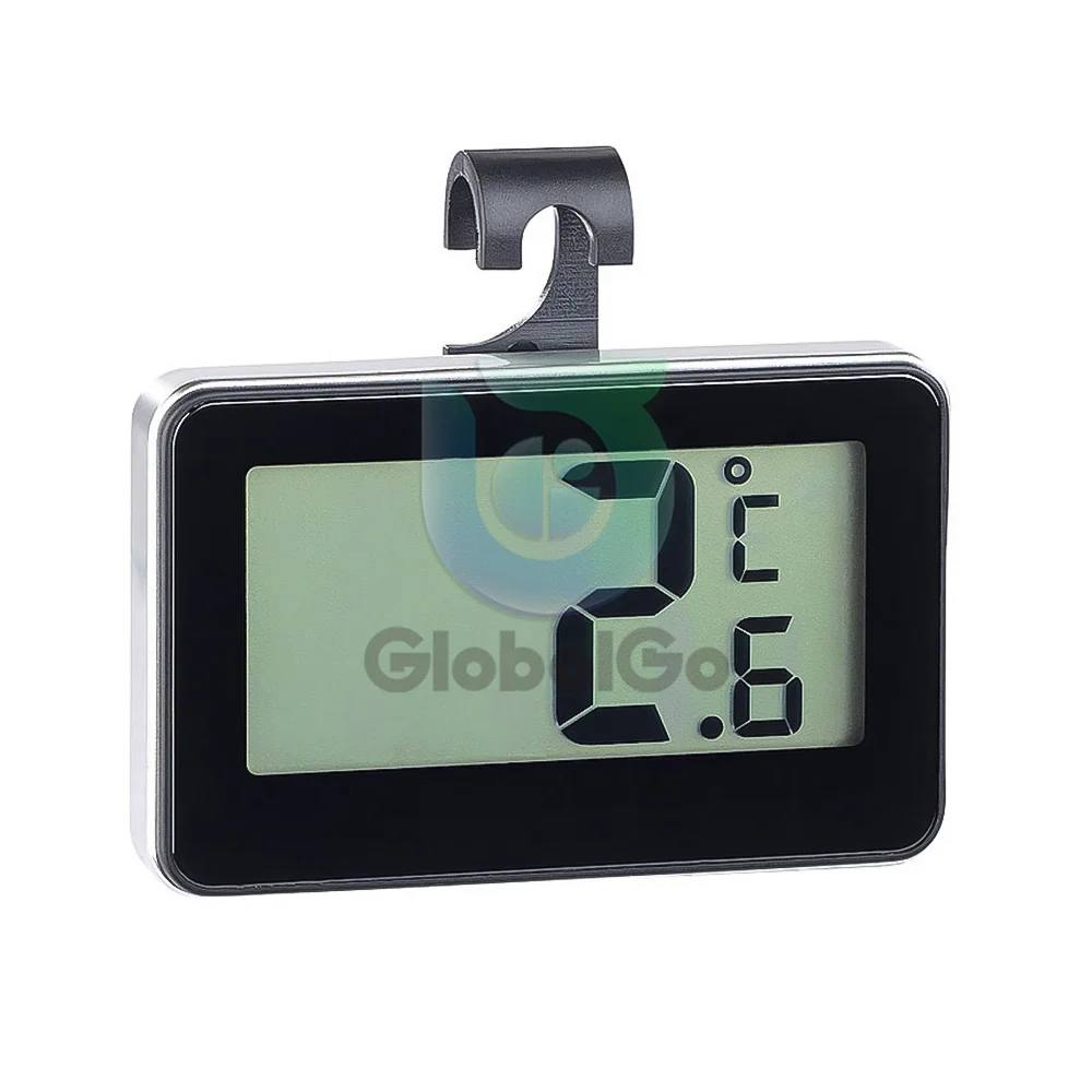 Mini LCD Digital Household Electronic Refrigerator Thermometer -20°C-60°C Alarm temperature Tester With Magnet Hook