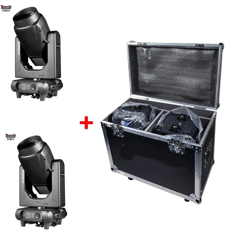 4 pieces with roadcase 380W Beam+Wash+Spot 3in1 Moving head Concert Events Stage Lyre Beam Moving Head mini Light