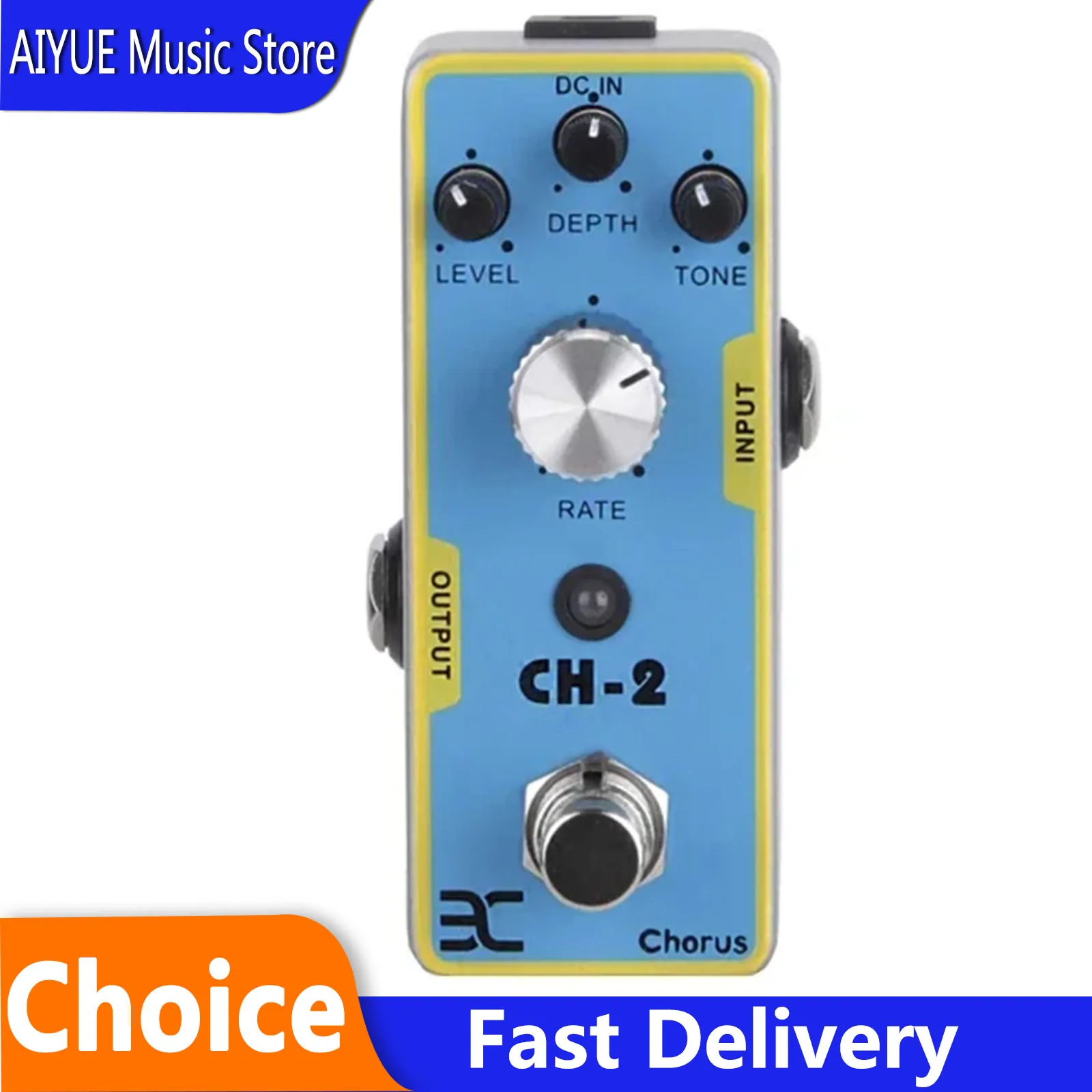 

ENO TC51 Chorus CH-2 Electric Guitar Effect Pedal Layered Chorus Effects True Bypass Pedal Adjustable Knob Guitar Parts