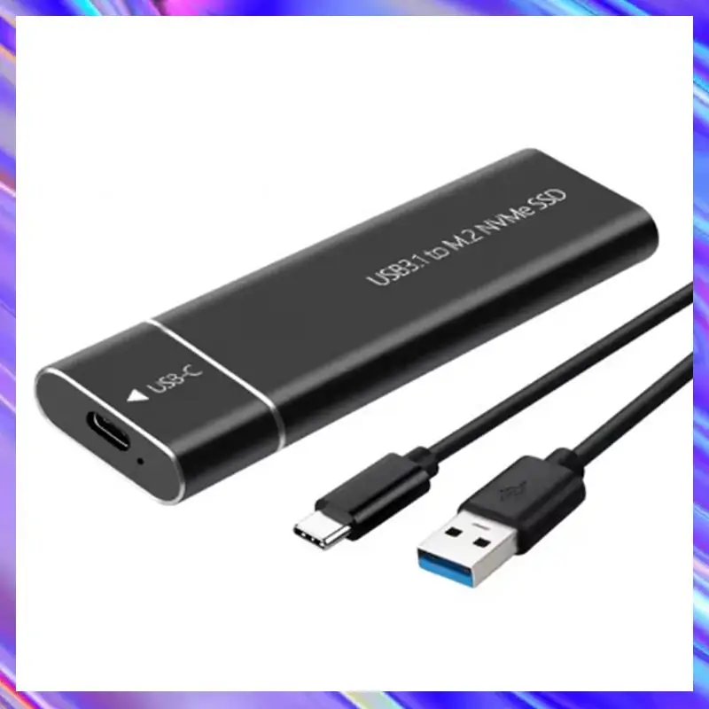 

Чехол для внешнего накопителя NVME USB3.1 для жесткого диска NVME SATA SSD, корпус для жесткого диска