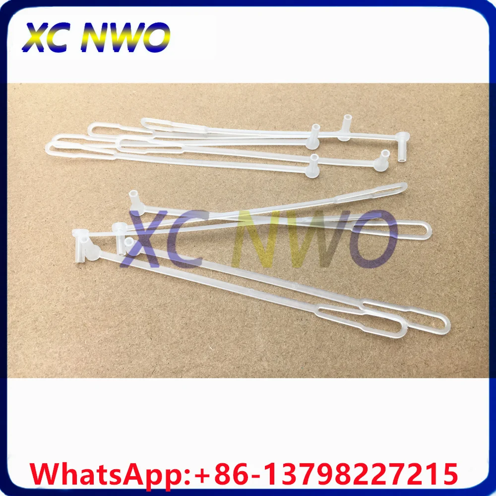 100Pcs LC Dust Cap With Chain For  Fiber Optic Connector  Dust Cover for LC/FC/SC/ST Plastic Transparent Plug Patch Cord Cable