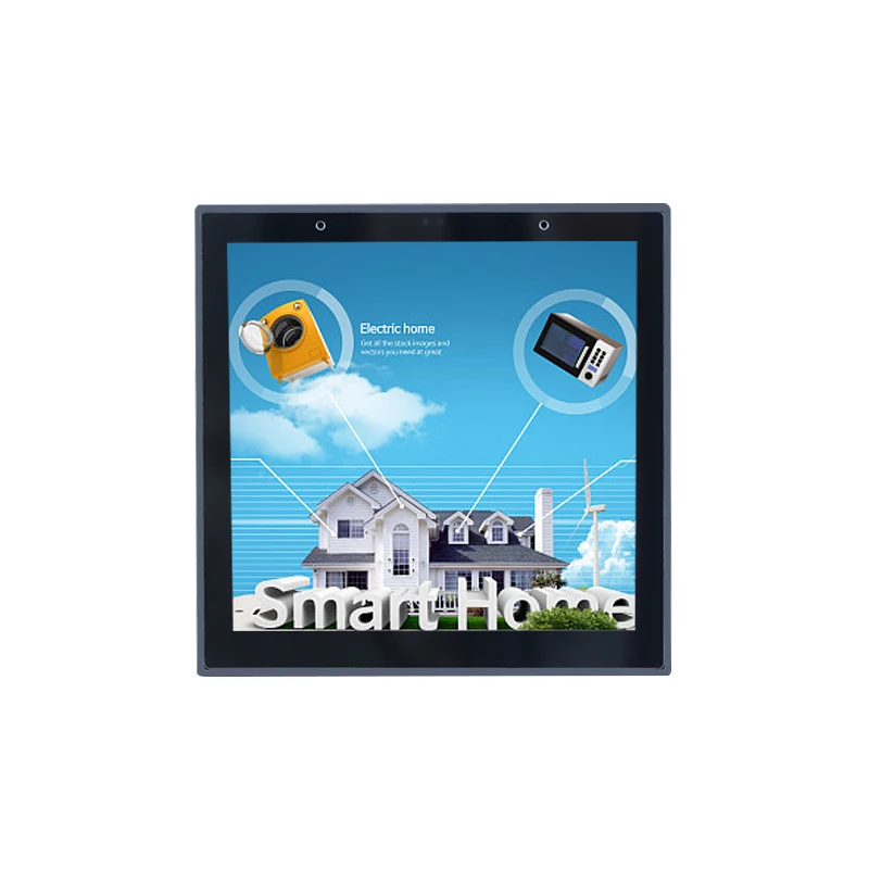 Portworld YC-SM06E 4 Inch Smart Tablet Android Muurbevestiging Lcd Digitale Bewegwijzering Embedded Speler