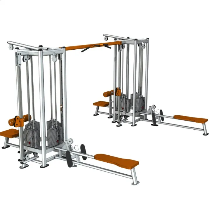 Máquina transversal de cables comercial Multigym multifuncional gimnasio Smith de alta calidad