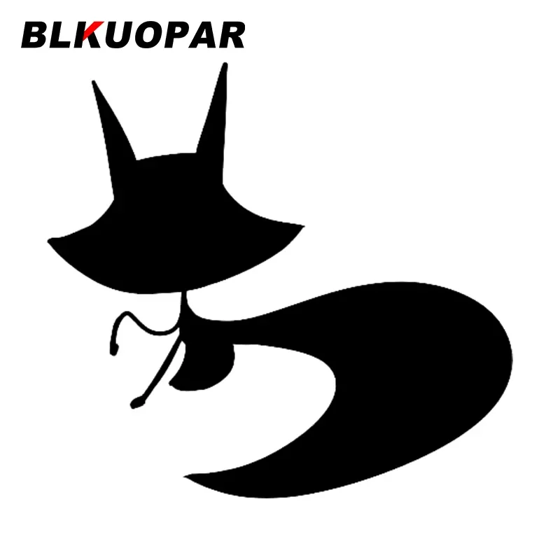 BLKUOPAR for Fox Cartoon Doodle Icon Car Stickers Waterproof Occlusion Scratch Sunscreen Decals Windshield Car Accessories