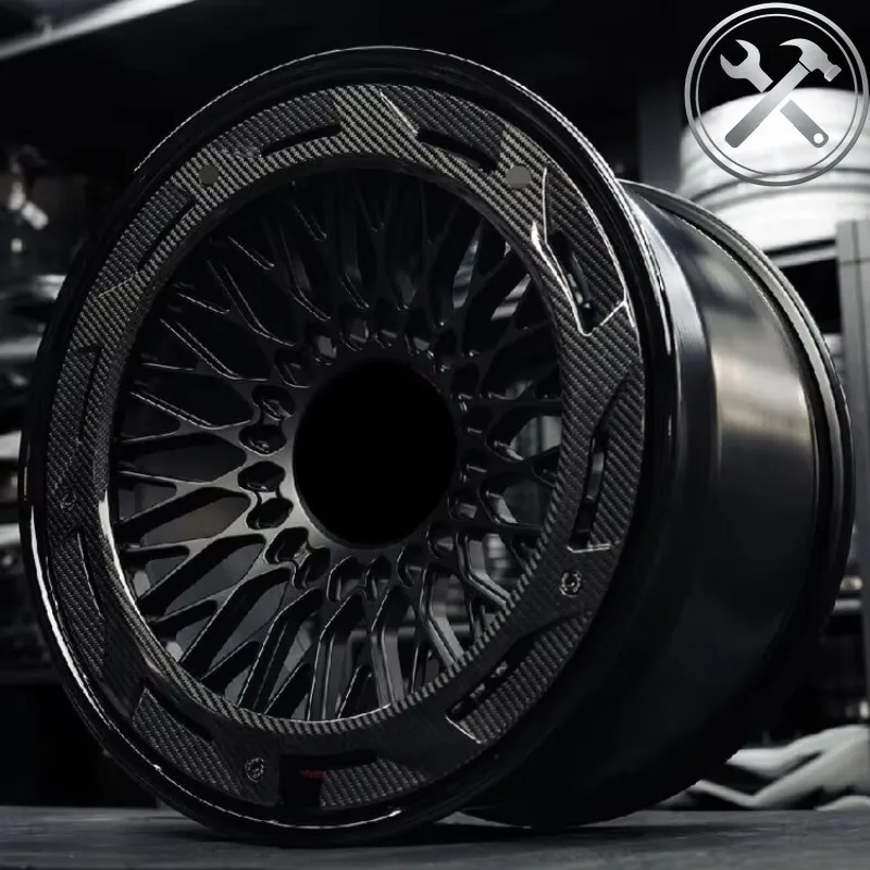 

16-26 Inch Carbon Fiber Forged Alloy Wheels 5x130 Deep Concave Super Car Sport Custom Modified Rims