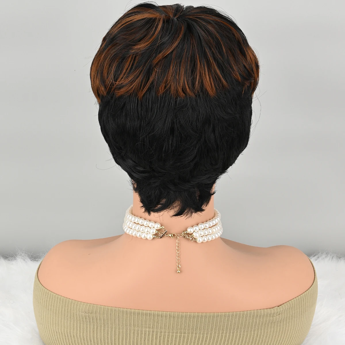 Curly Wigs Pixie Short Wigs for Black Women Short Natural Curly Wigs for Black Women Short Synthetic Wig image 2
