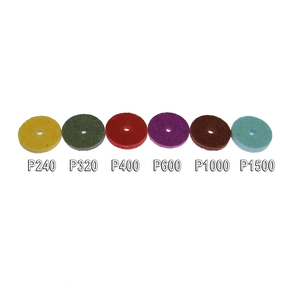Polishing Wheels Wheel Grinding Disc T-shaped 1*Extension Rod 25mm /1inch 7pcs/set Fibre Abrasive Point  Polishing