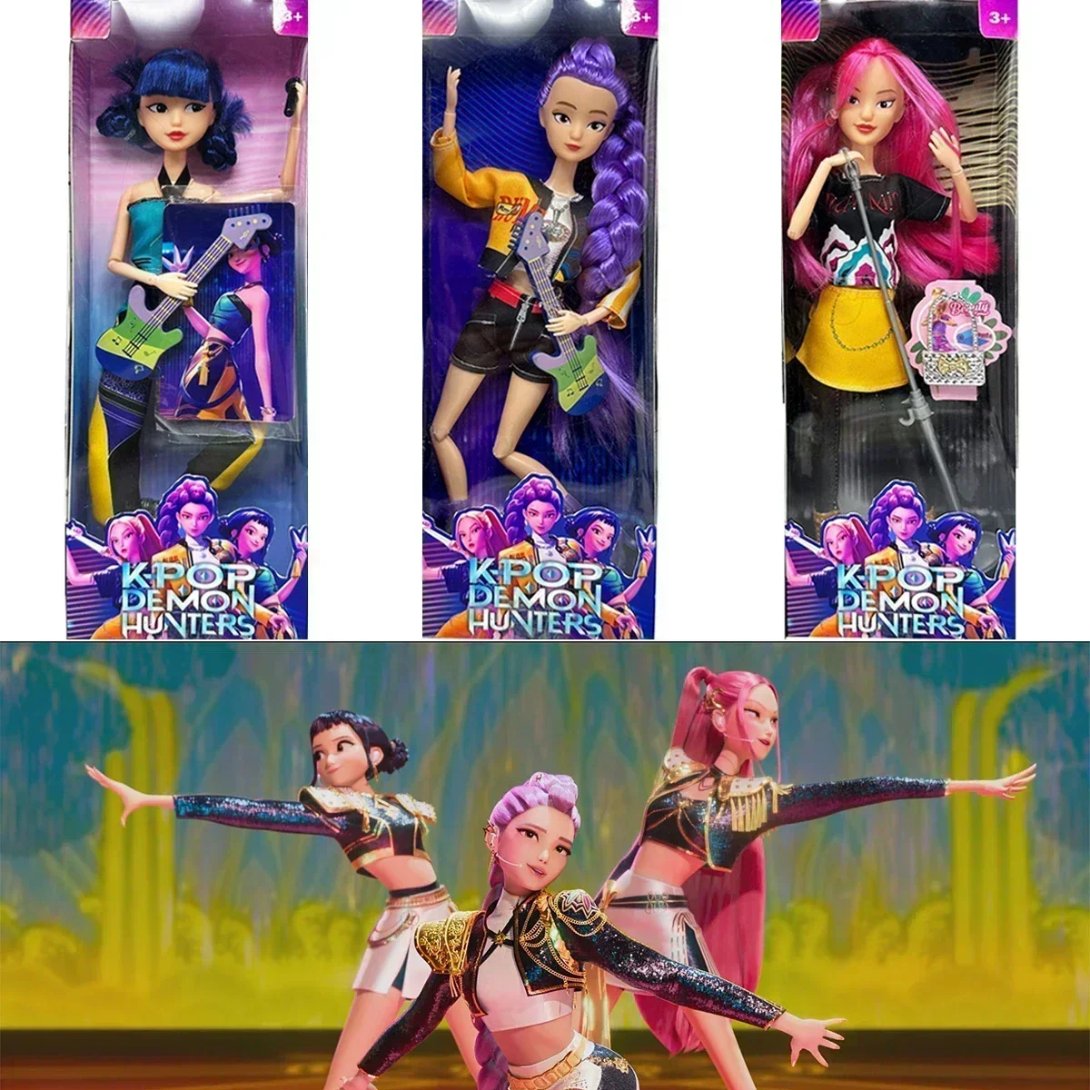 

НОВАЯ аниме KPop Demon Hunters кукла виниловая игрушка Руми Мира Дои персонаж виниловая маска фигурка подарок на день рождения фанатский клуб подарки ~% и