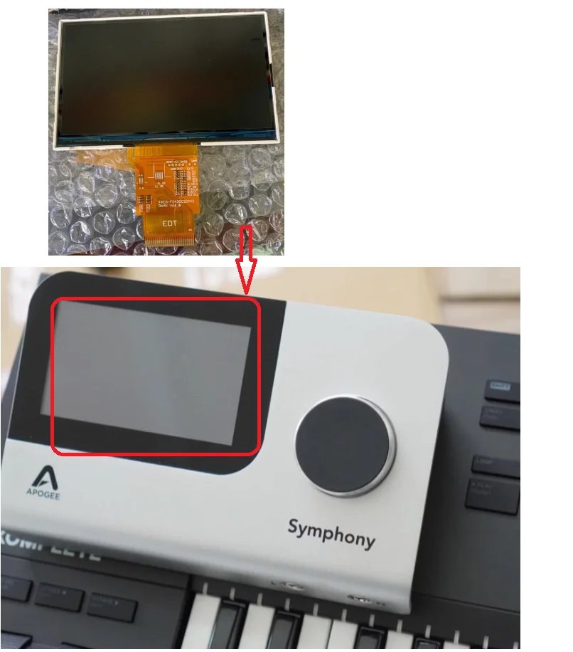 

DISPLAY LCD For APOGEE Symphony desktop machine repair screen