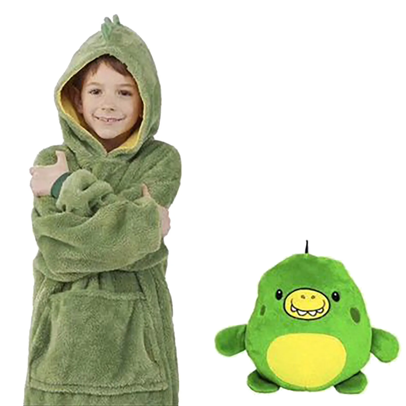 Kids Teenages  Hoodie Long-sleeves Hoodie Foldable With Storage Bag Cute