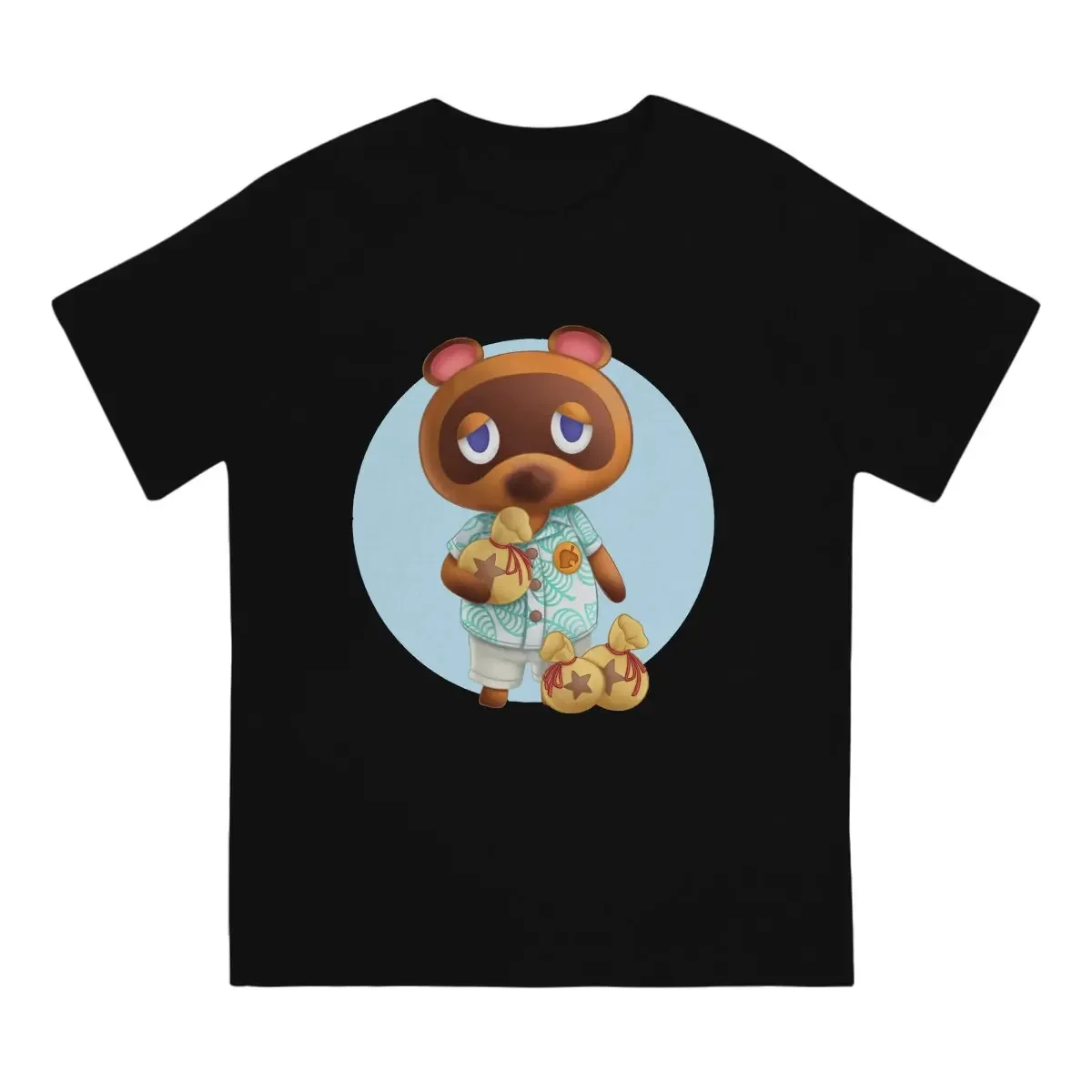 Debt Men TShirt Animal Funny Crossing Timmy Game O Neck Tops Fabric T Shirt Funny Top Quality Birthday Gifts