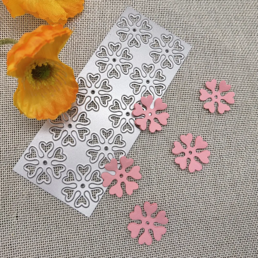 Floret Flowers Frame Metal Cutting Dies Stencils For DIY Scrapbooking Decorative Embossing Handcraft Template