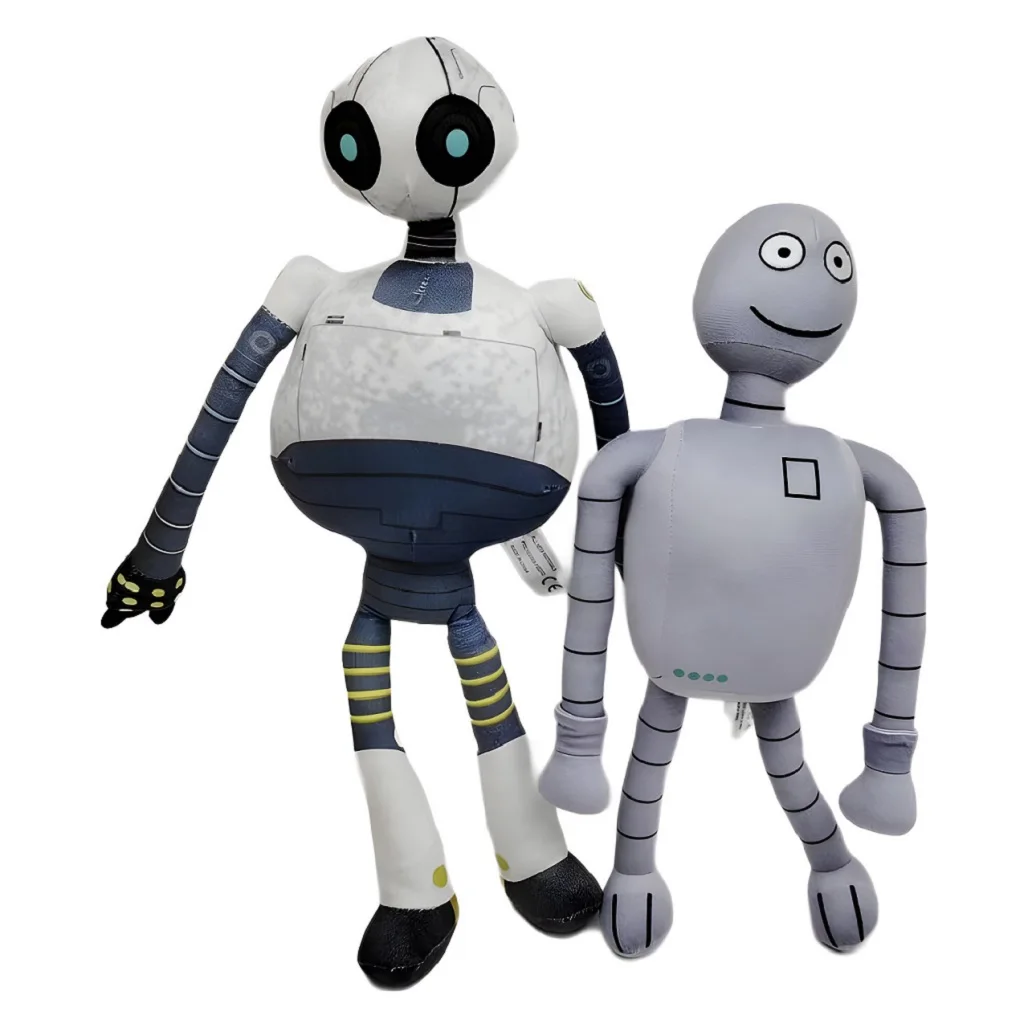 Hot The Wild Robot Plush Toys Movie and Tv Stuffed Animals Cute Simulated Roz Plush Doll Toys for Kids Birthday Gift Room Decor