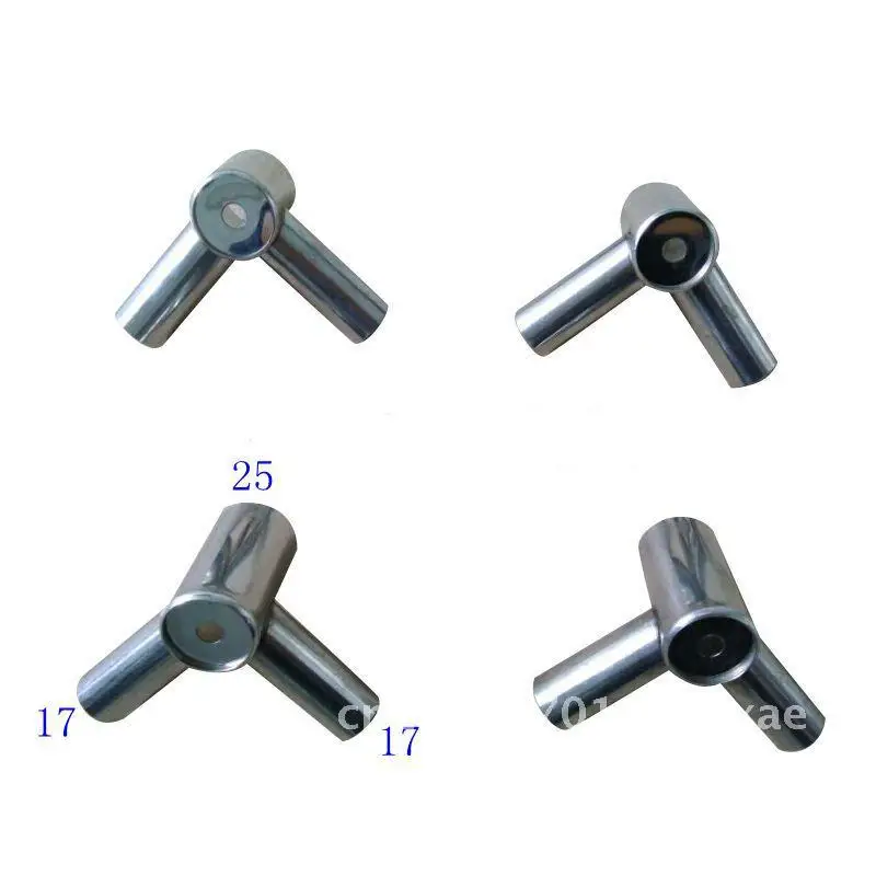 

Stainless Steel Mosquito Net Three-Way Joint Adapter Floor Thickened Palace Universal Bracket Modern Chinese Style Accessory