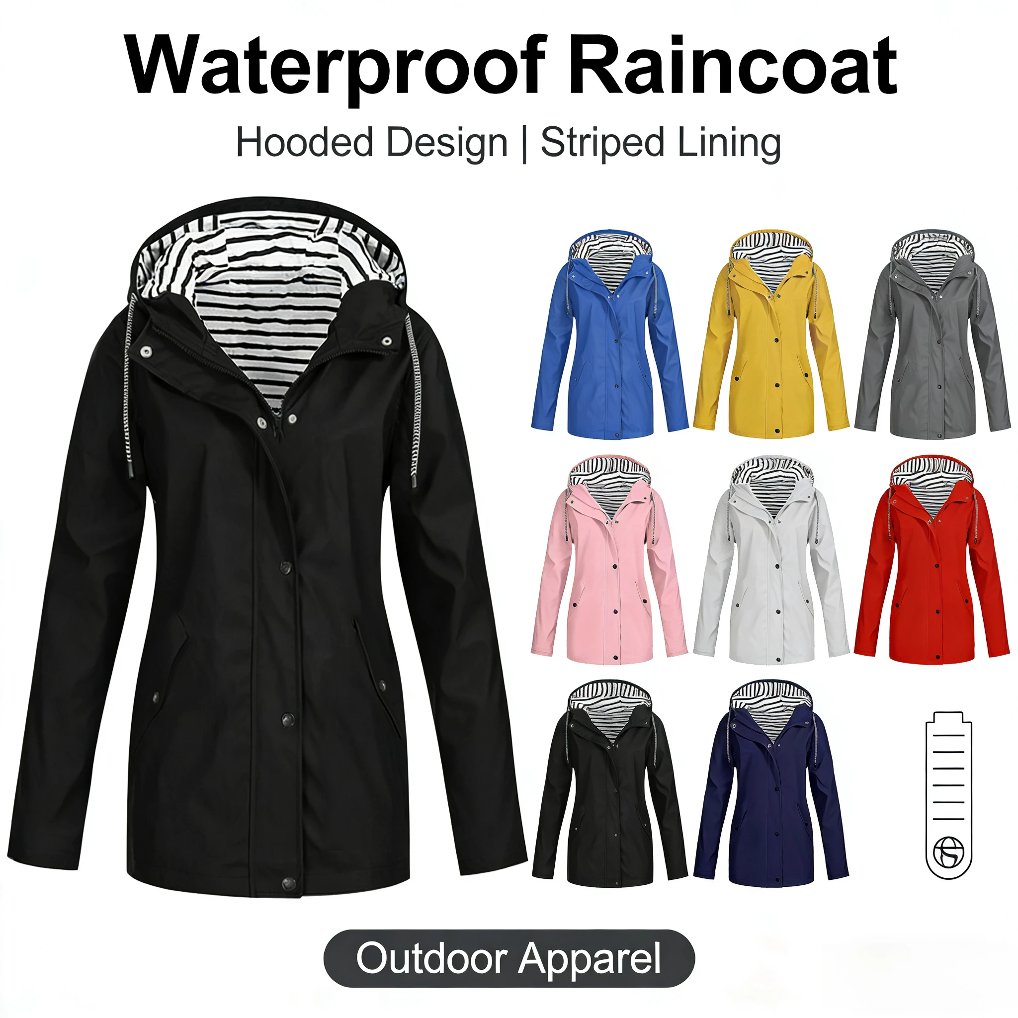 

Best-Selling 3-in-1 Two-Piece Outdoor Hiking Set: Waterproof Jacket & Windbreaker