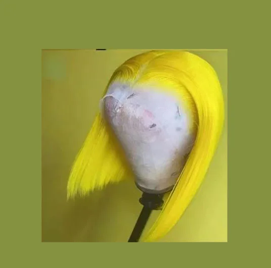 Popular women's high temperature silk wig shoulder length short hair classic hairstyle for commuting wear