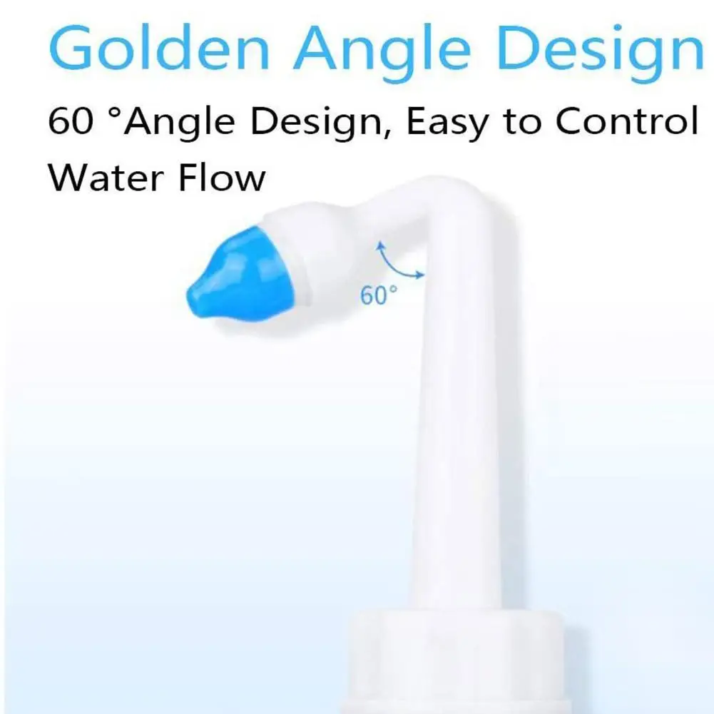 منظف غسول الأنف، منظف ري الأنف، زجاجة شطف الأنف، تجنب الأطفال، التهاب الأنف Neti 300 مل، حامي الكبار، وعاء التحسسي U1J2