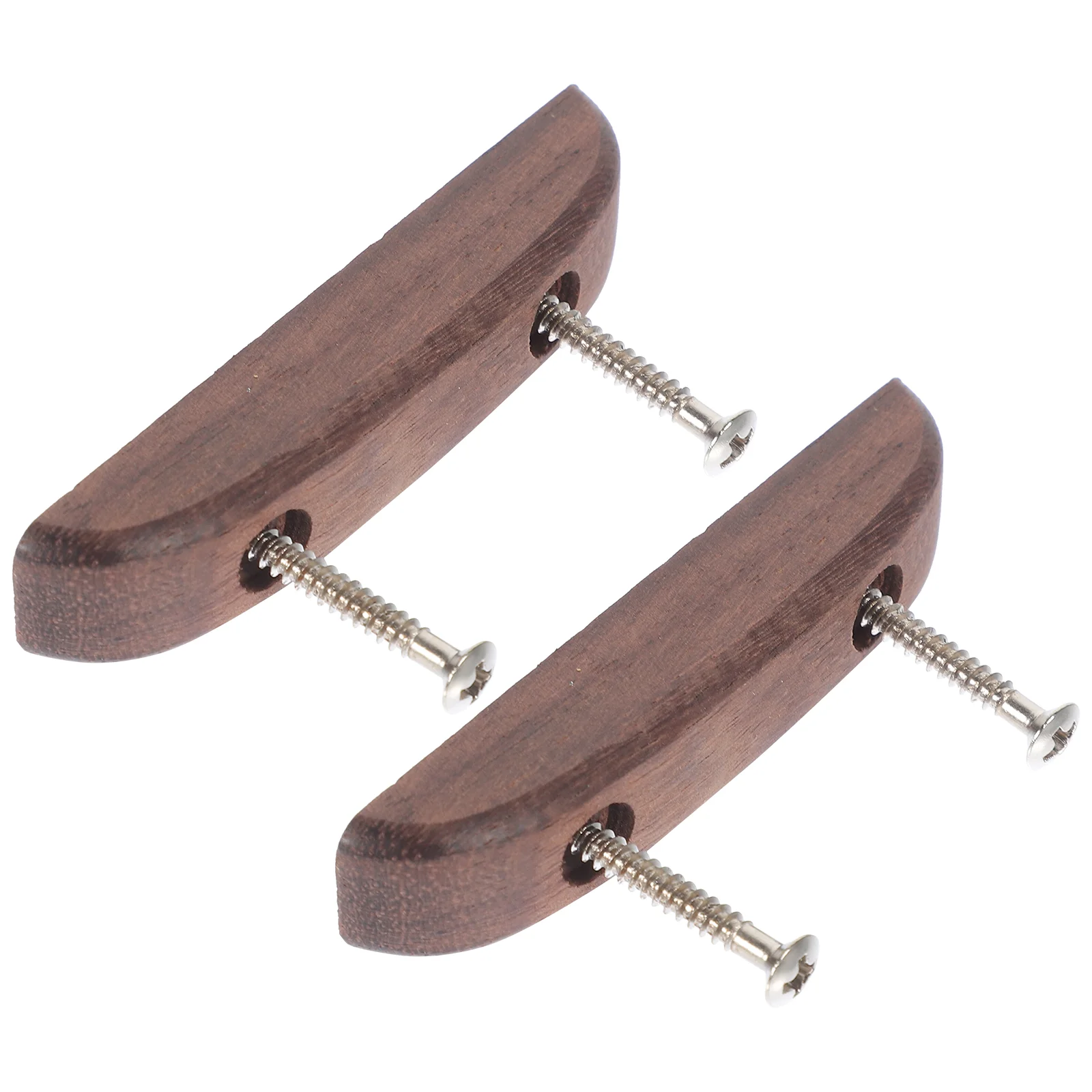 

2PCS Rosewood Bass Guitar Thumb Rest Finger Rest Guitar Accessories Thumb Buckle(Coffee) bass thumb rest