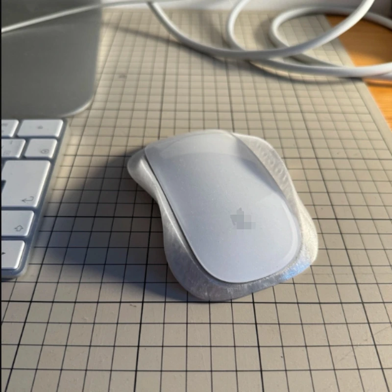 Magic Mouse Palm Rest Ergonomic Mouse Base Holder 3DPrinted Wrist Rest Support forMagic Mouse 2/3 Anti‑Slip Comfort Grip Bracket