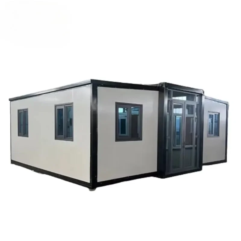 Customized Steel Structural Materials Modern Mobile Technology Rapid Construction of Foldable and Expandable Container Houses