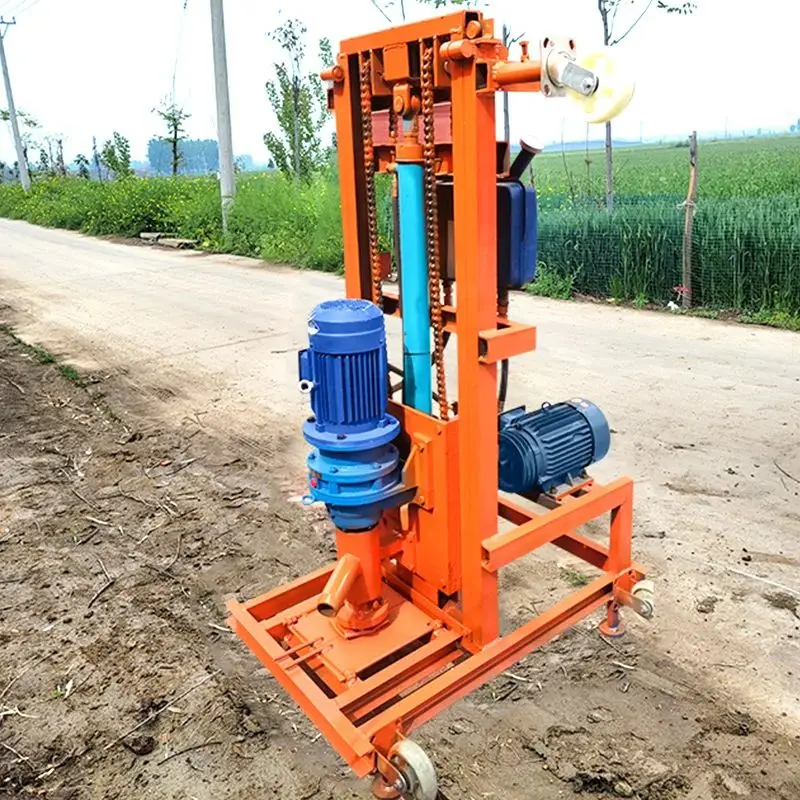 Customized  Easy Operation Long Service Life Electric Borehole Water Well Drilling Rig