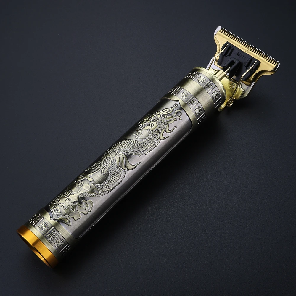 [Alloy Version] Self service Razor Pusher, Charging Barber, Oil Cutting Head, Bald Head Divine Tool, Household Pusher